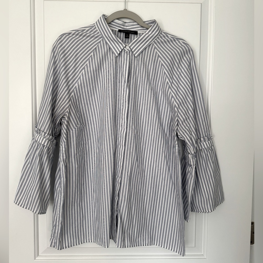 Banana Republic 3/4 Sleeve Blouse Sz XL